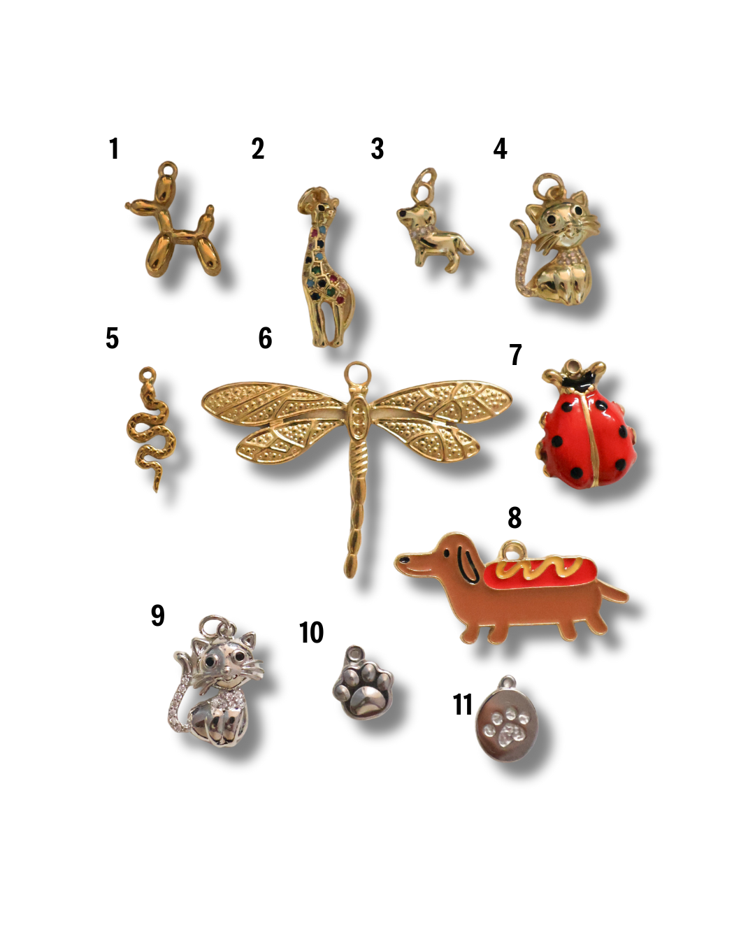 Animal Charms Jenny Be Free