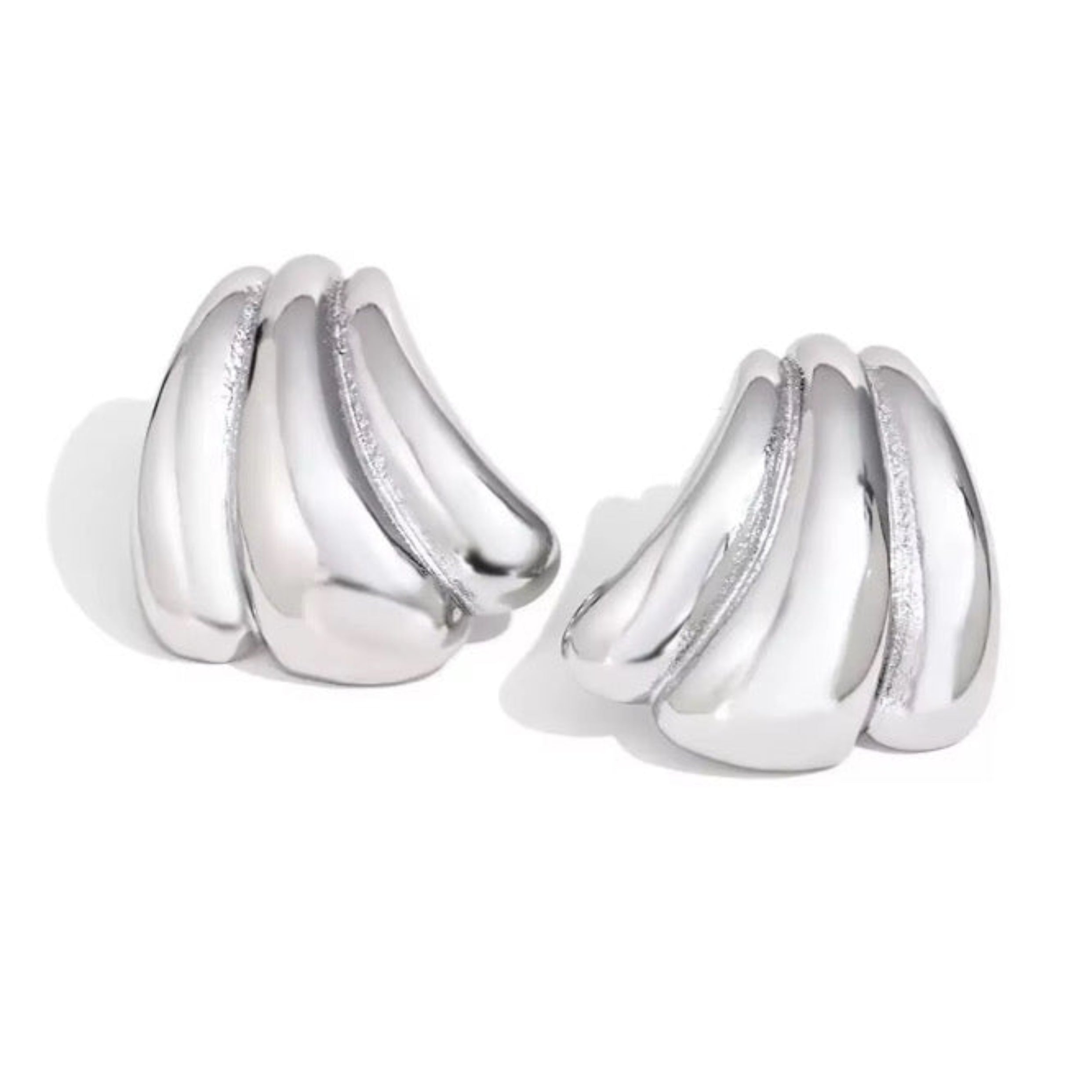 Vintage-inspired gold statement earrings