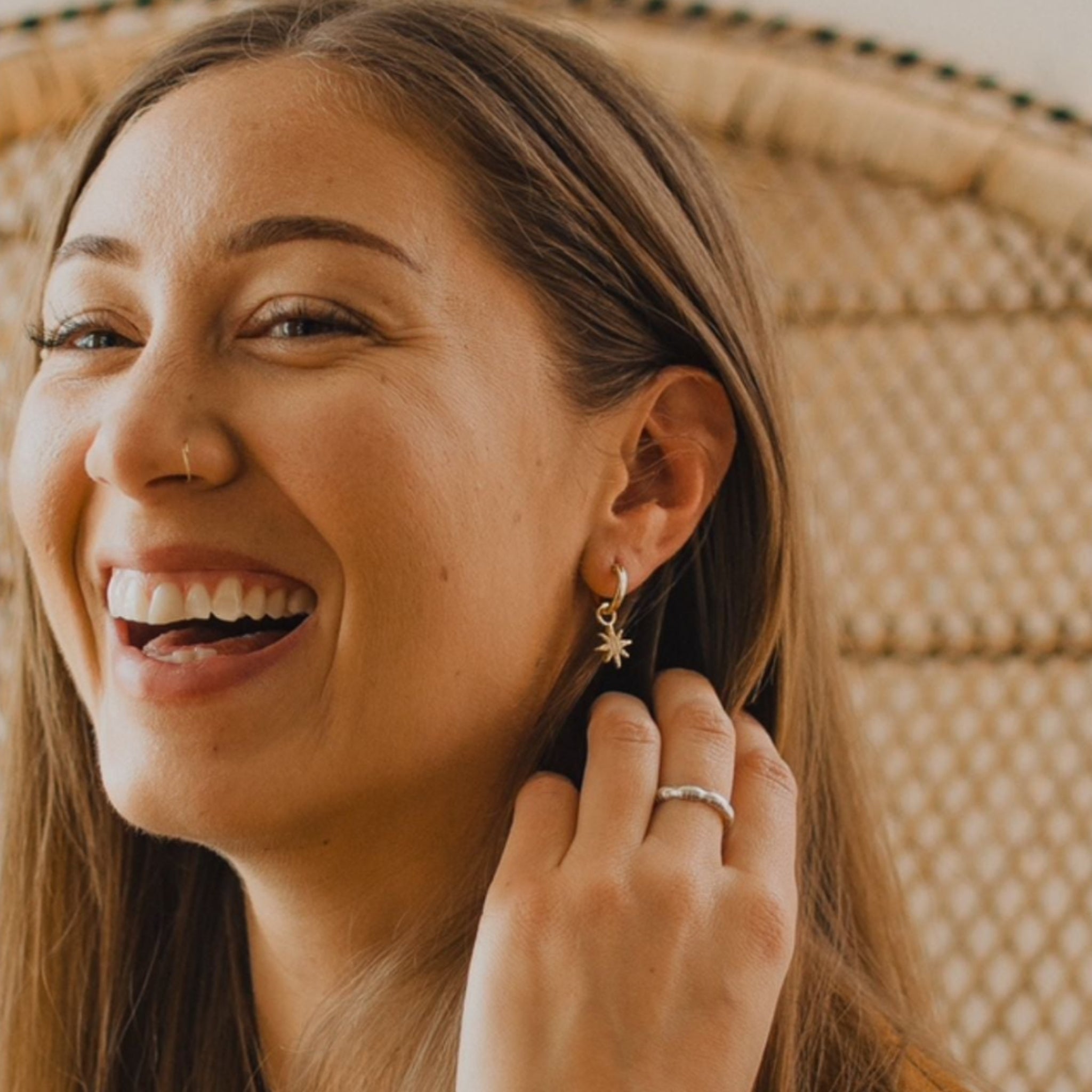 Gold filled Lipa Hoops Jenny Be Free