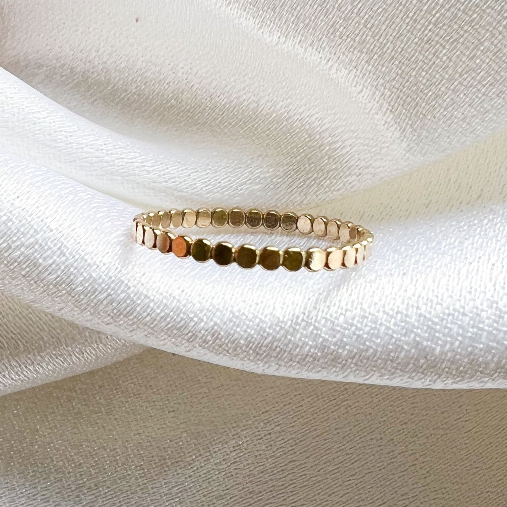 Dainty gold rihanna ring