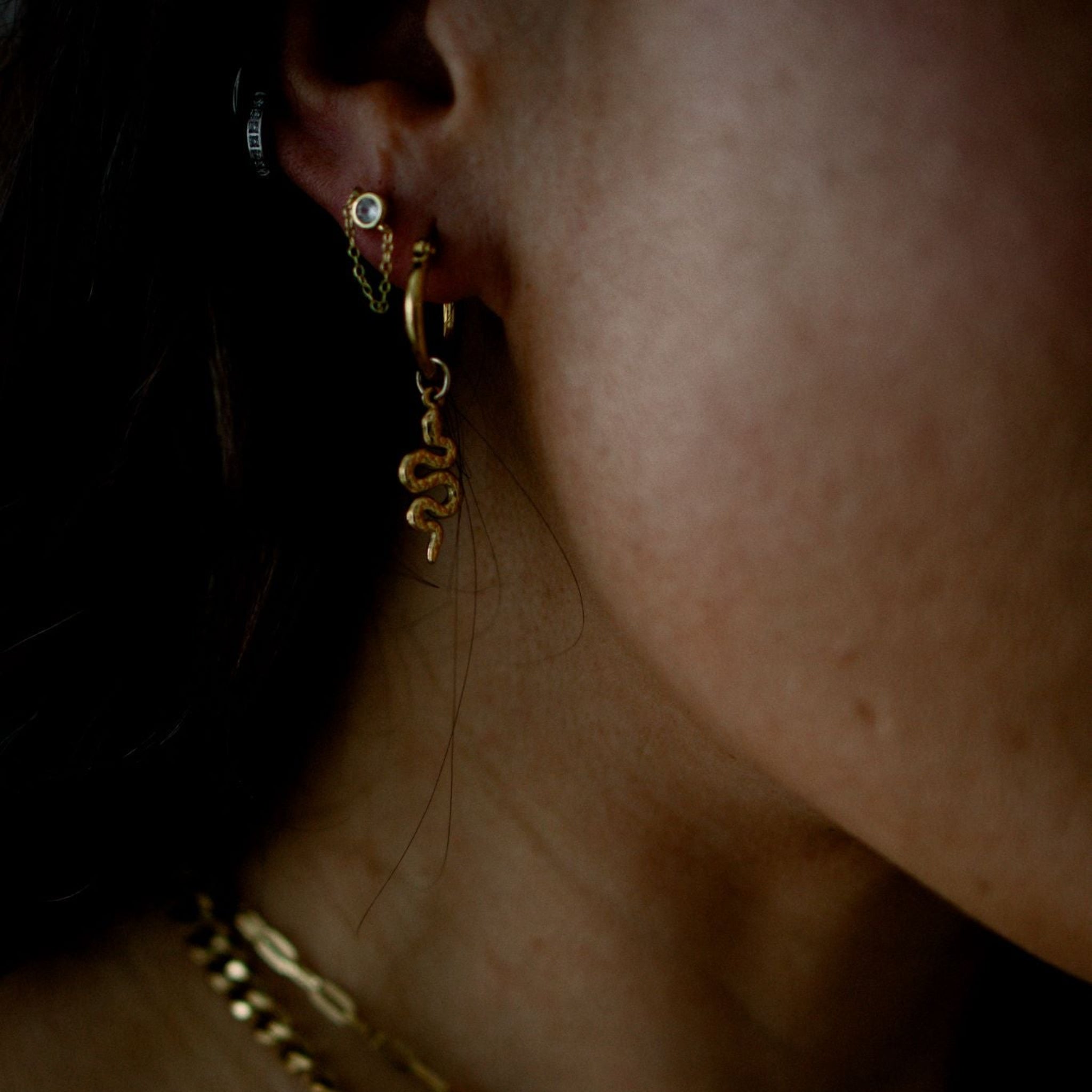 Golden Hoops Jenny Be Free