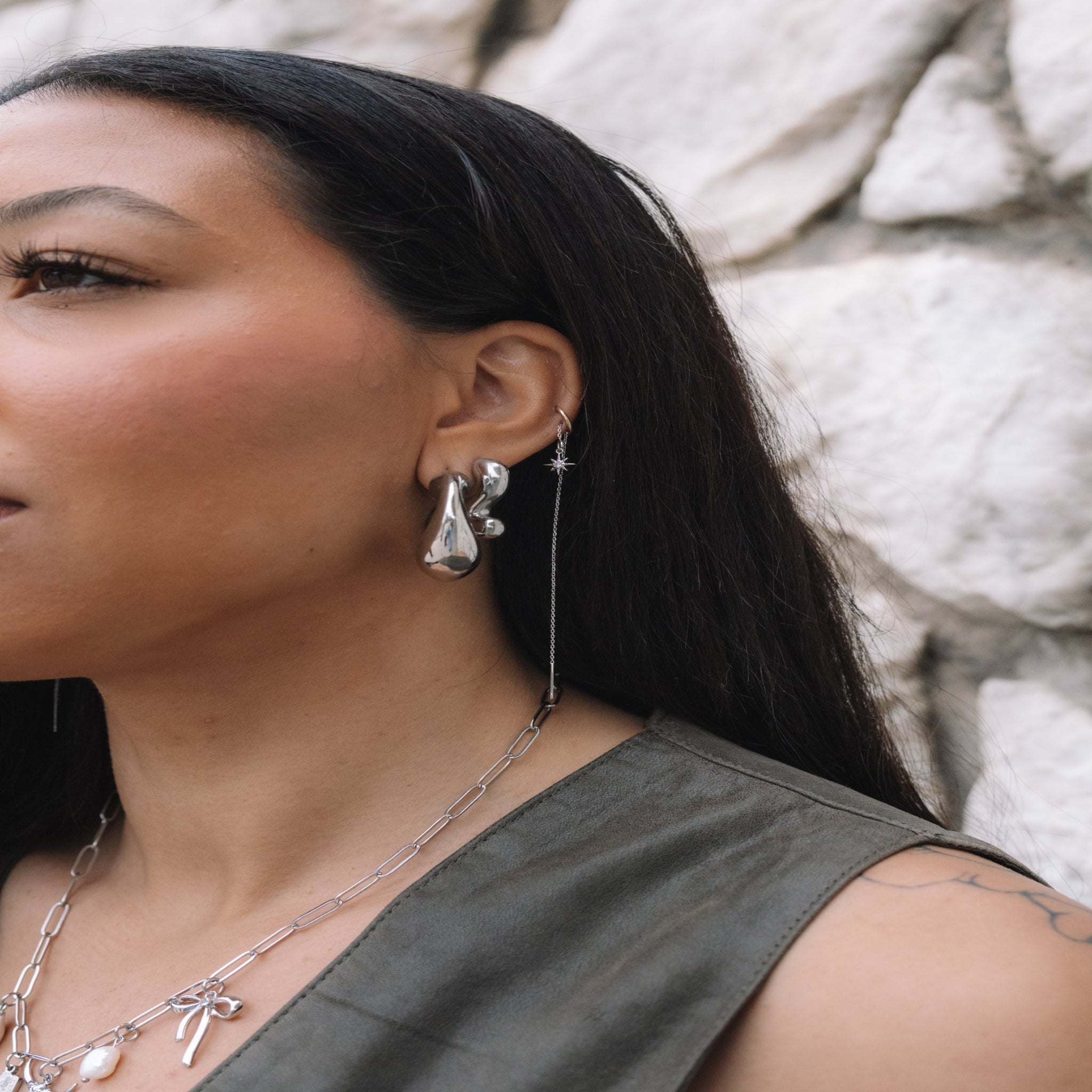 Statement Earrings: Chunky Hoops Jenny Be Free