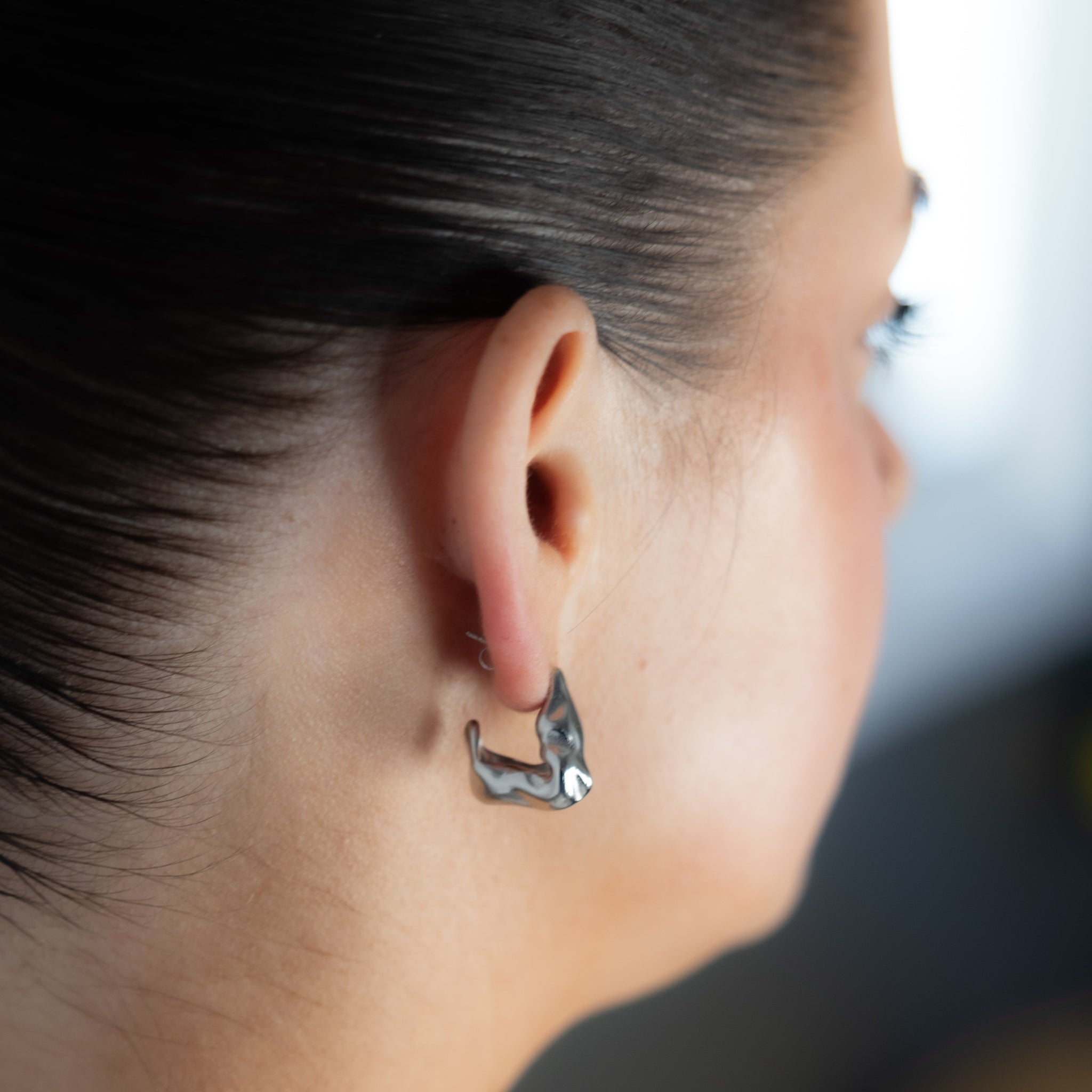 Organic Tri Hoop Earring Jenny Be Free