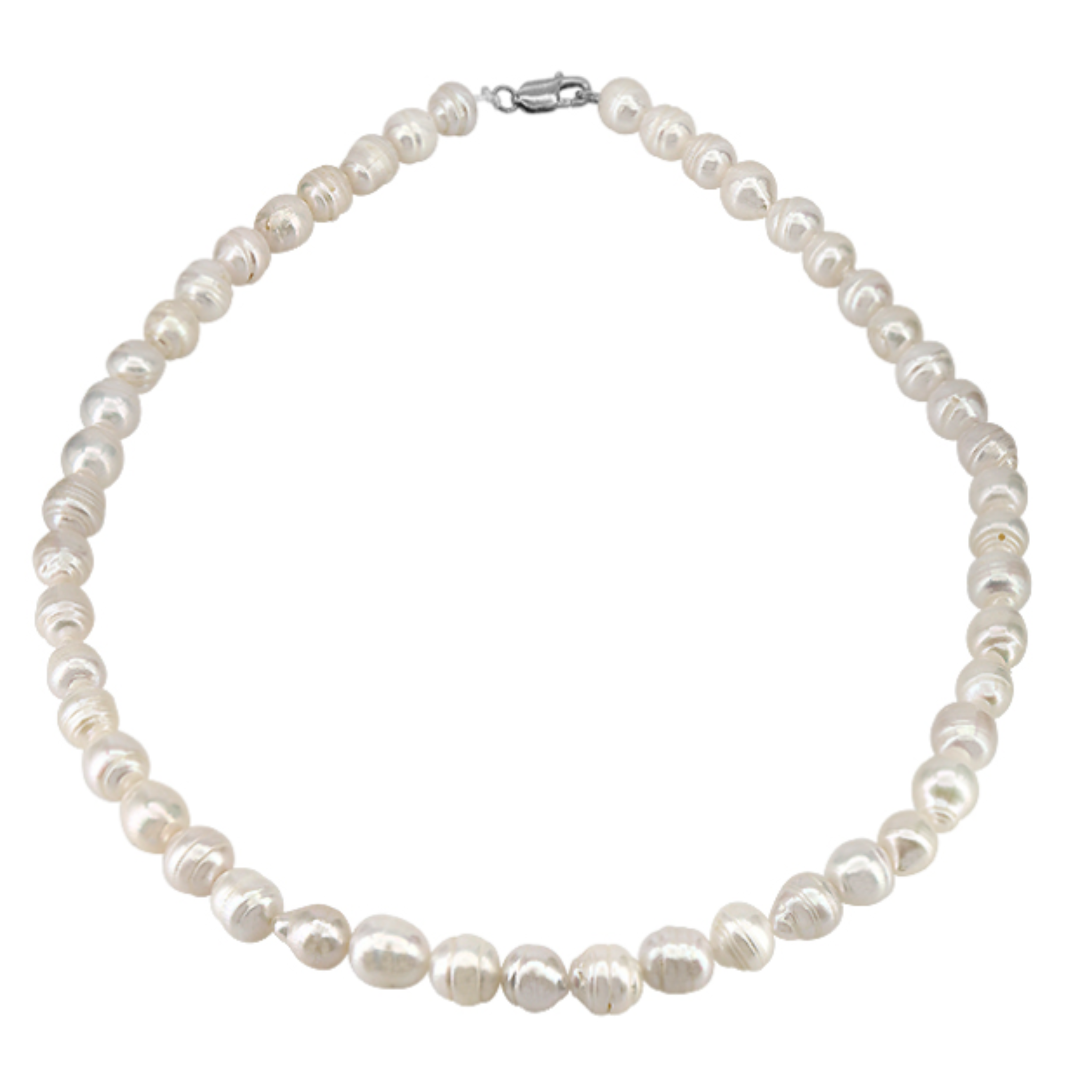 Layered freshwater pearl necklace – 2mm to 8mm pearls