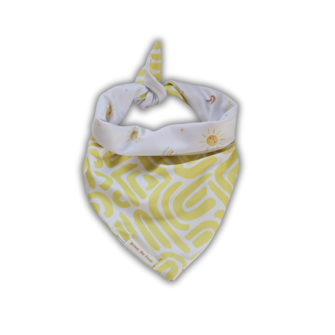 Dog Bandana: Groovy Sunshine