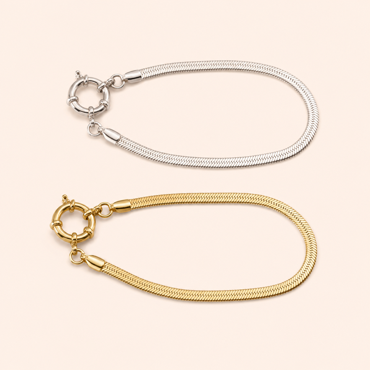 Bracelet: herringbone Clasp Jenny Be Free