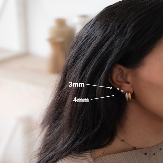 Studs: Dainty Diamond Jenny Be Free