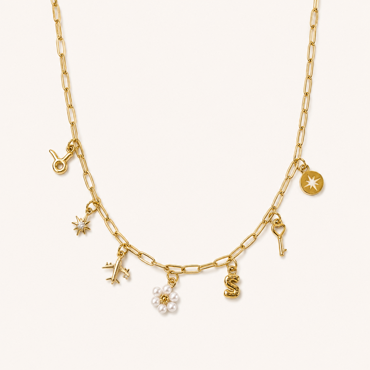 Necklace: Paper Clip Jenny Be Free