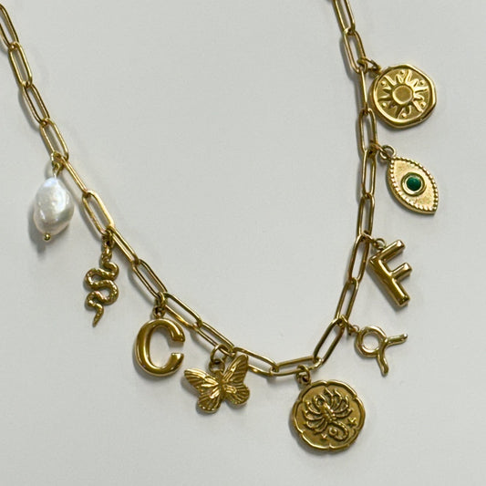 Necklace: Paper Clip Jenny Be Free