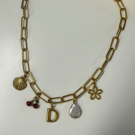 Necklace: Paper Clip Jenny Be Free