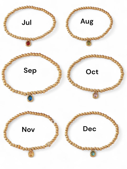 Bracelet: Birthstone Tear Jenny Be Free