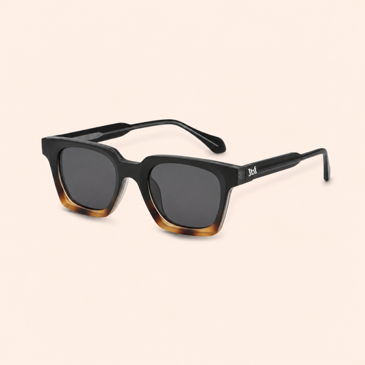 Two-tone statement sunglasses with UV400 protection
