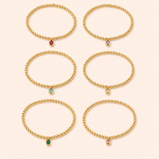 Bracelet: Birthstone Tear Jenny Be Free