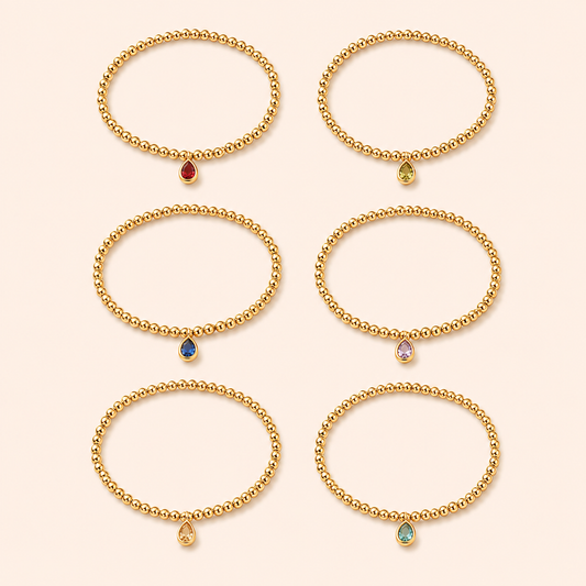 Bracelet: Birthstone Tear Jenny Be Free