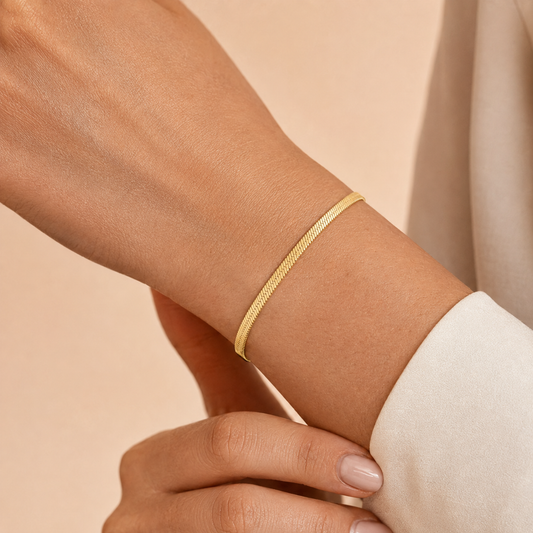 Bracelet: herringbone Clasp Jenny Be Free