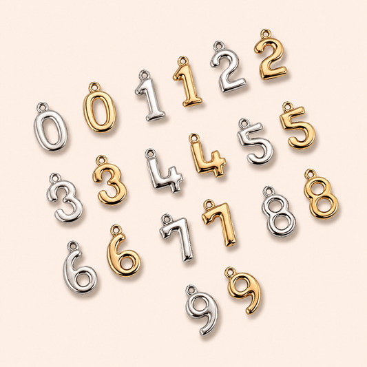 Bubble Number Charms Jenny Be Free