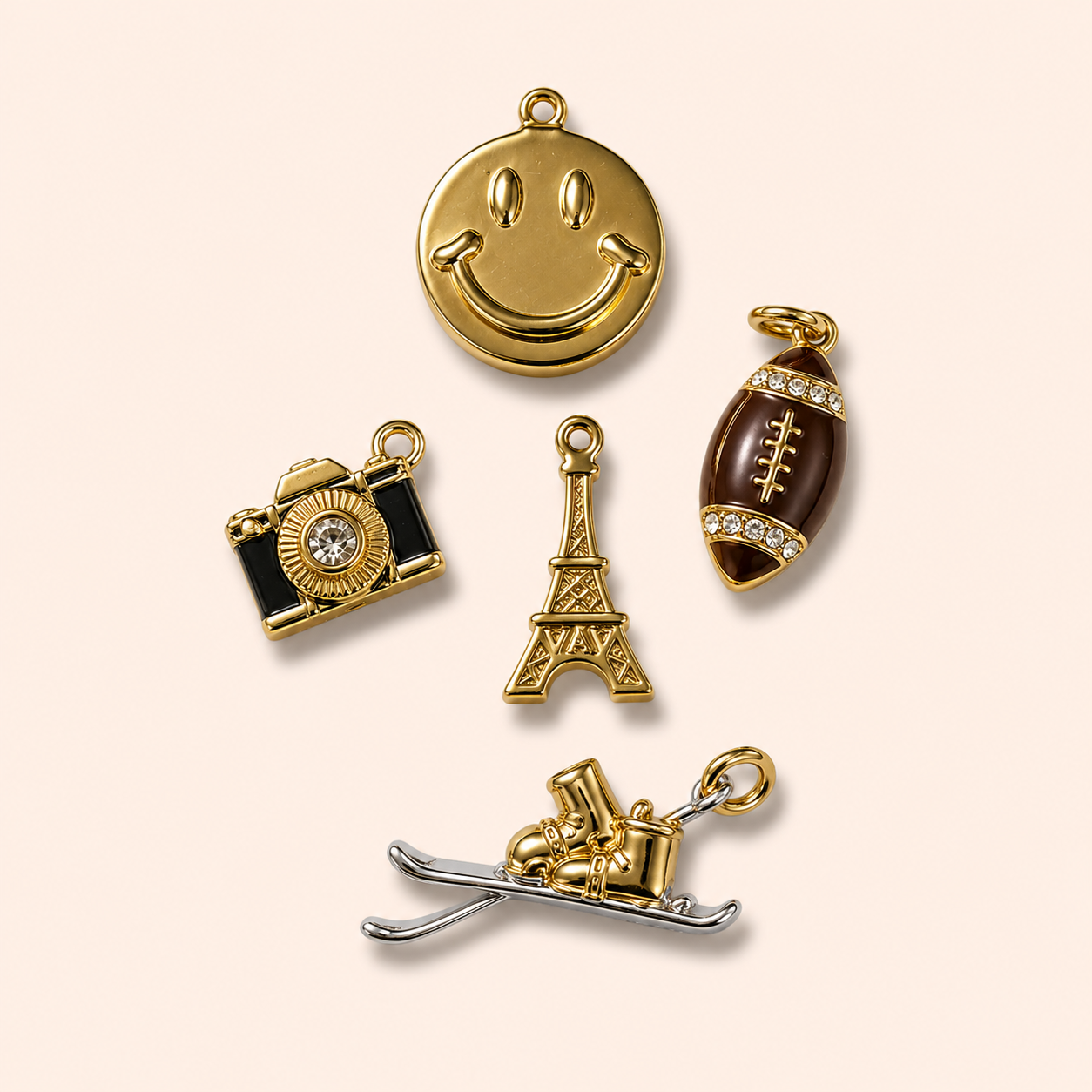 Sports, Travel and Fun Charms Jenny Be Free