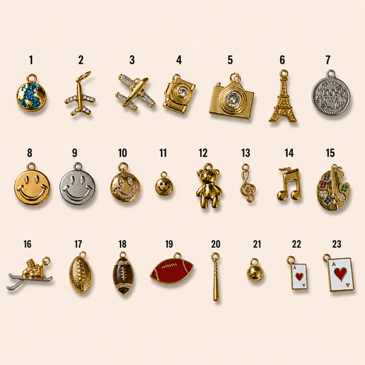 Sports, Travel and Fun Charms Jenny Be Free