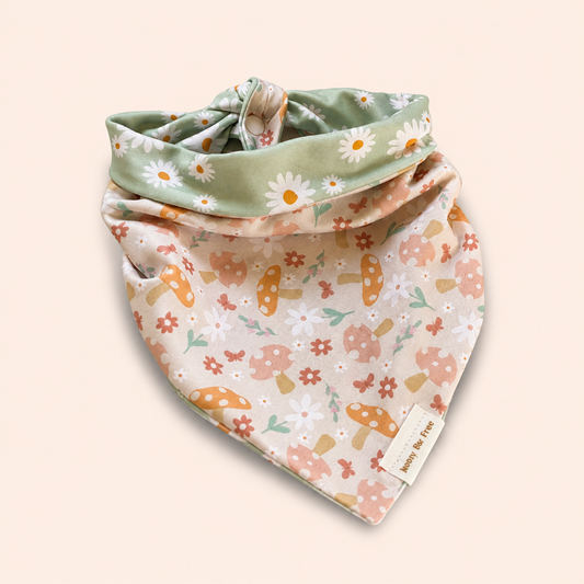 Dog Bandana: Shroomsy Daisy Jenny Be Free