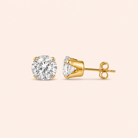 Studs: Dainty Diamond Jenny Be Free