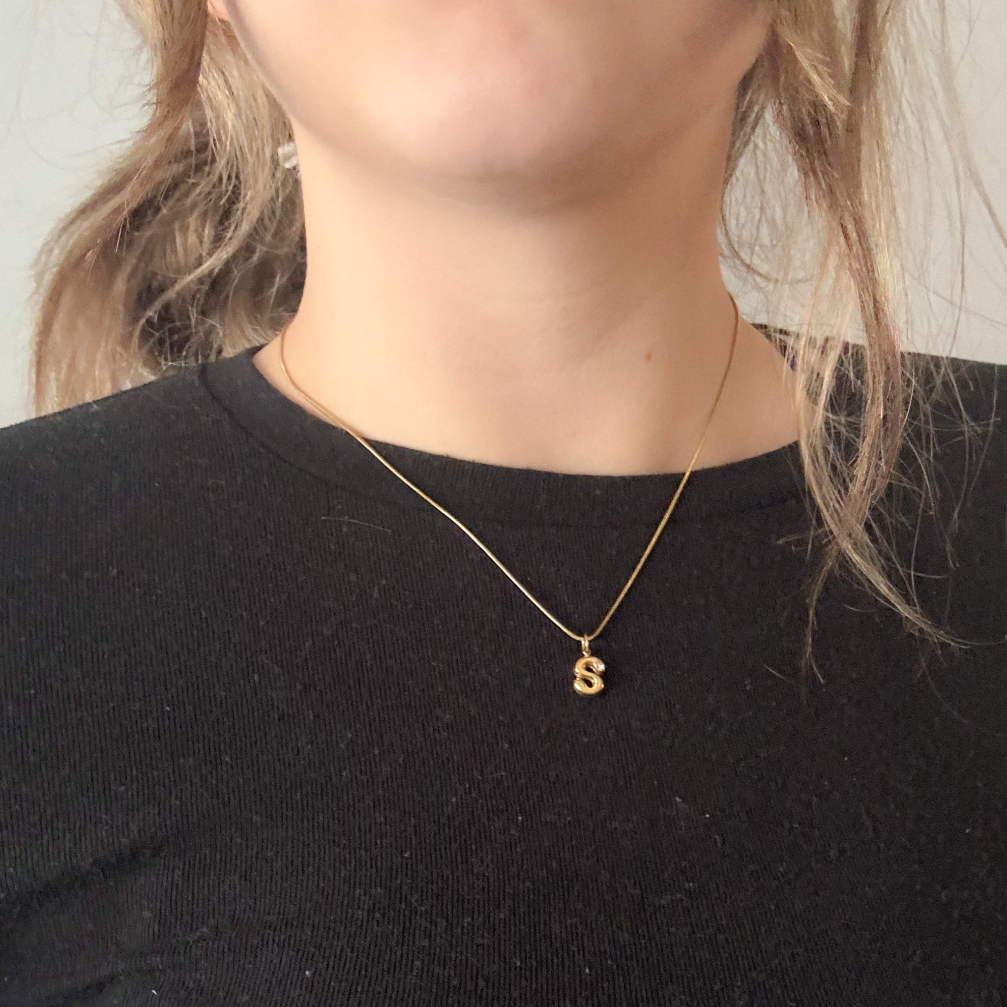 Necklace: Gold Diamond Initials Jenny Be Free