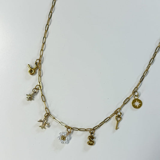 Necklace: Paper Clip Jenny Be Free