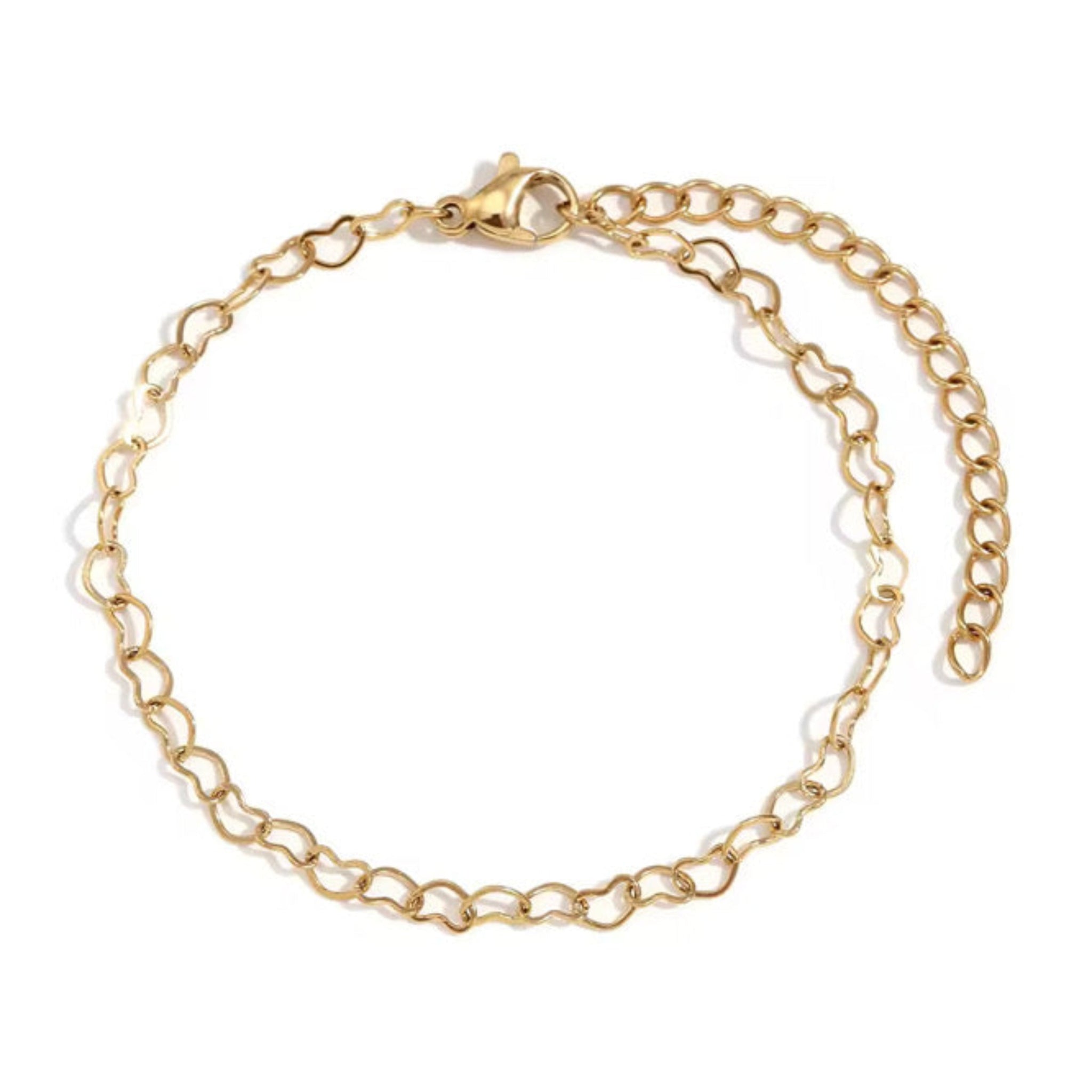 dainty heart bracelet
