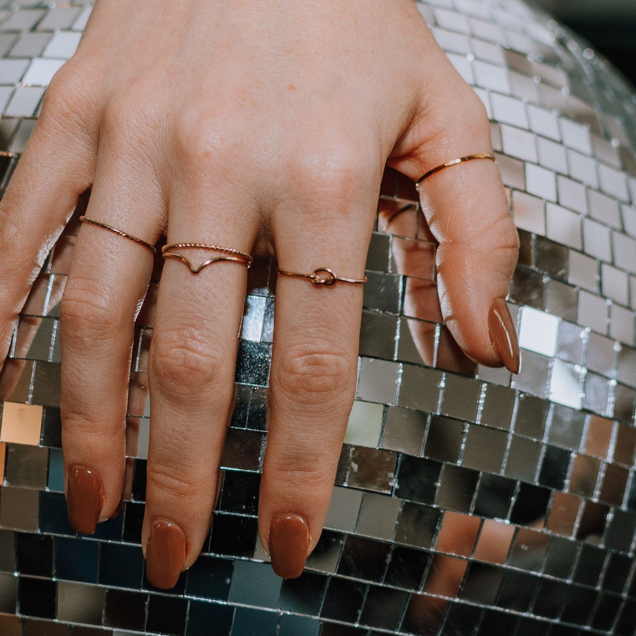 Demi ring dainty ring