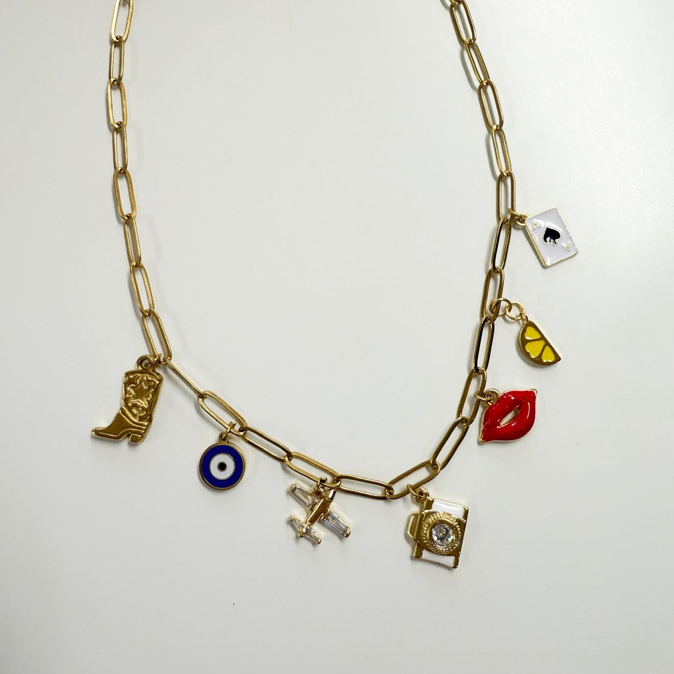 Necklace: Paper Clip Jenny Be Free