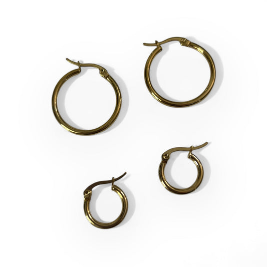 Golden Hoops Jenny Be Free