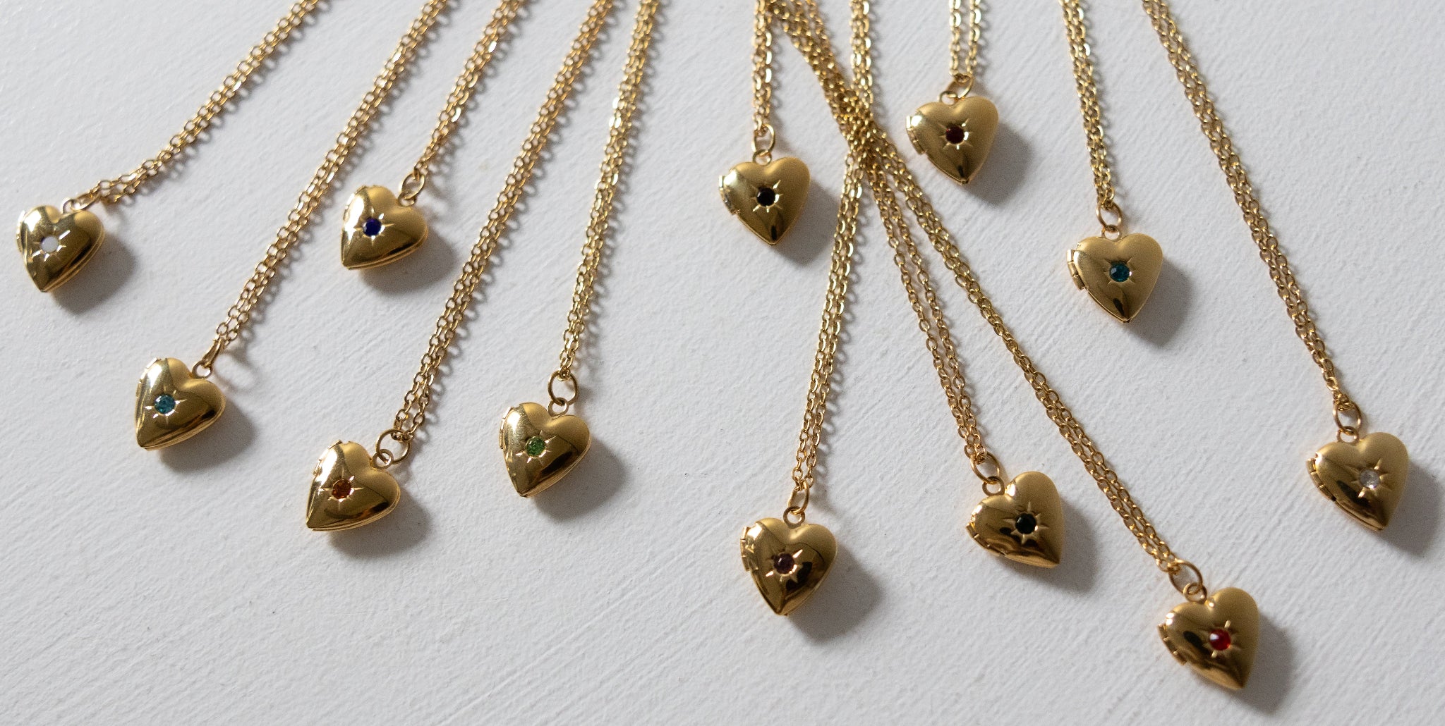 Birthstone Heart Necklace