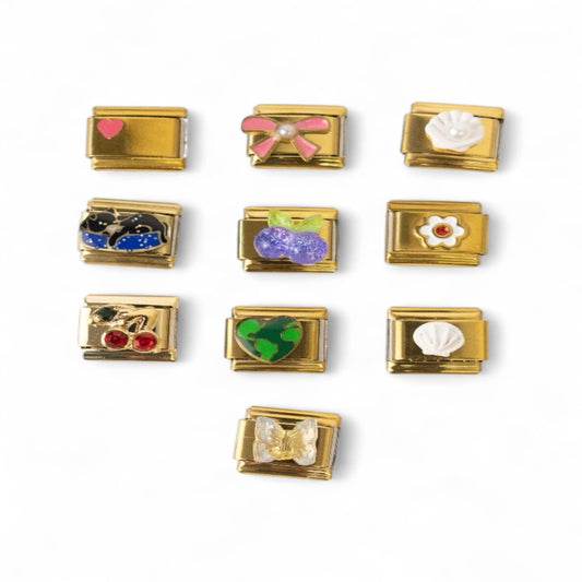 Italian Charms (Gold) Jenny Be Free