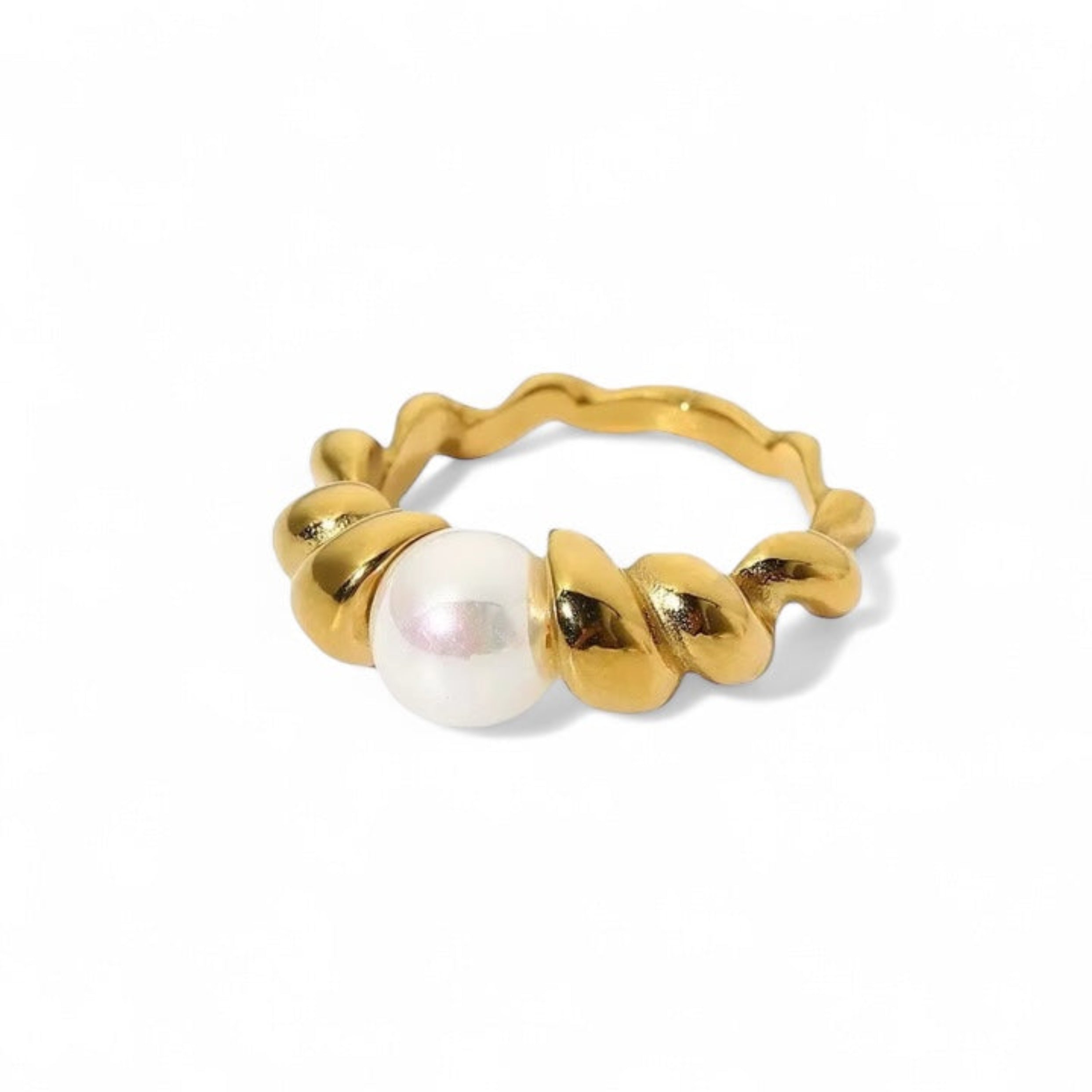 Ring: Swirl Pearl