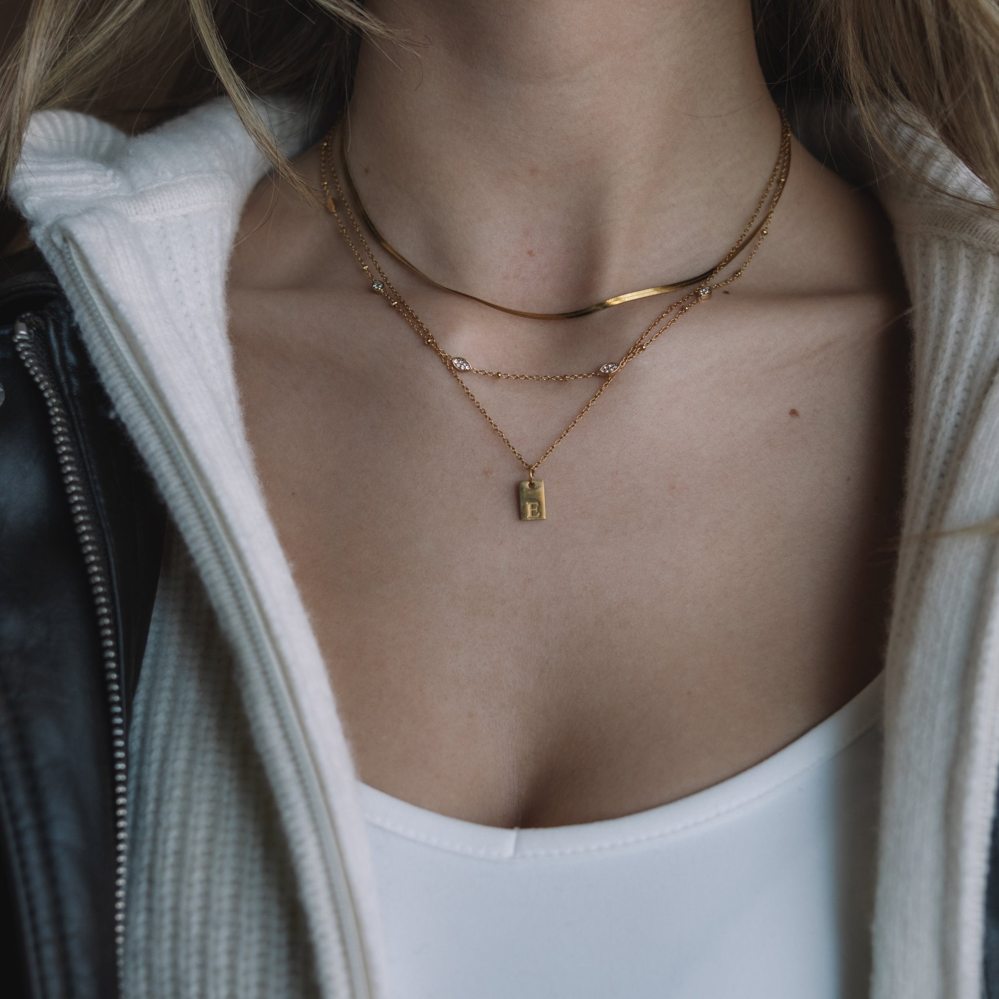 Necklace: Herringbone Jenny Be Free