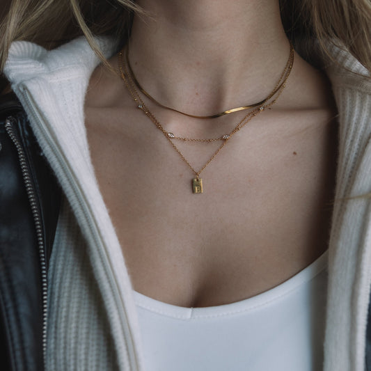 Necklace: Herringbone Jenny Be Free