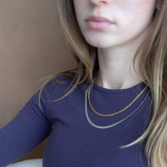 Necklace: Herringbone Jenny Be Free