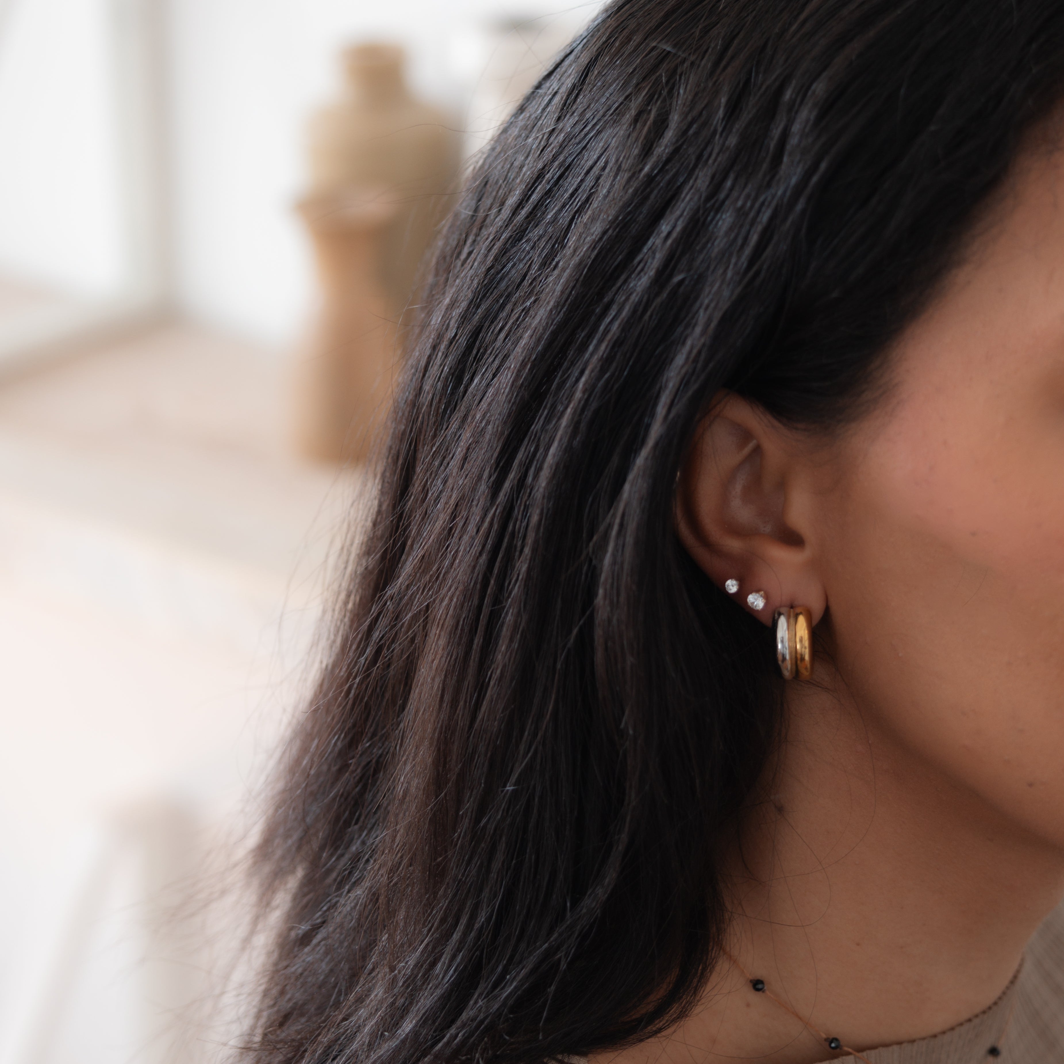 Studs: Dainty Diamond Jenny Be Free