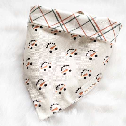 Jack frost scarf bandana dog scarf
