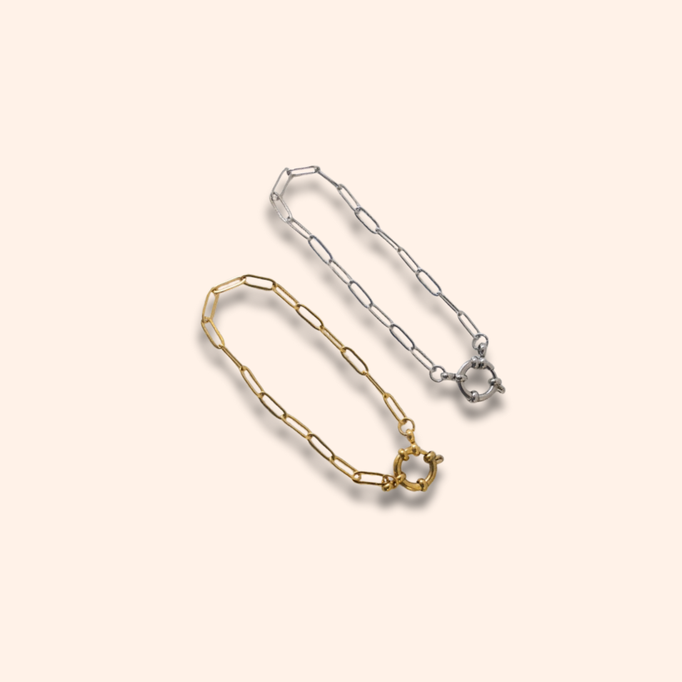Bracelet: Paperclip Clasp Jenny Be Free