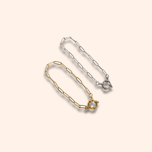Bracelet: Paperclip Clasp Jenny Be Free