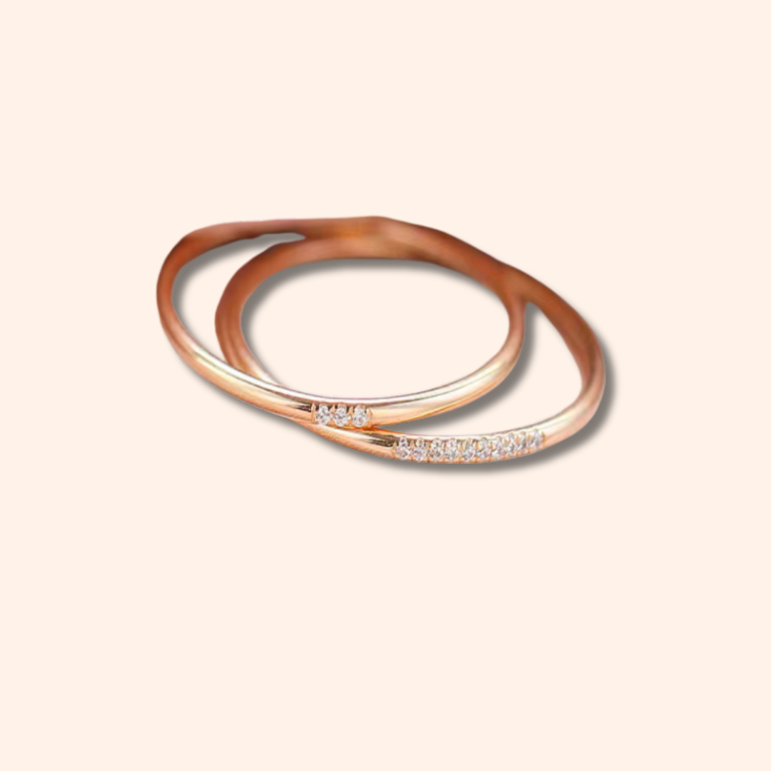 Ring: Dainty Bling (3 stones) Jenny Be Free