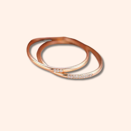 Ring: Dainty Bling (3 stones) Jenny Be Free