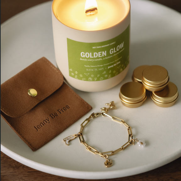 Golden Glow Candle