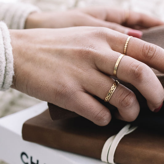 The Rihanna Ring Jenny Be Free dainty gold