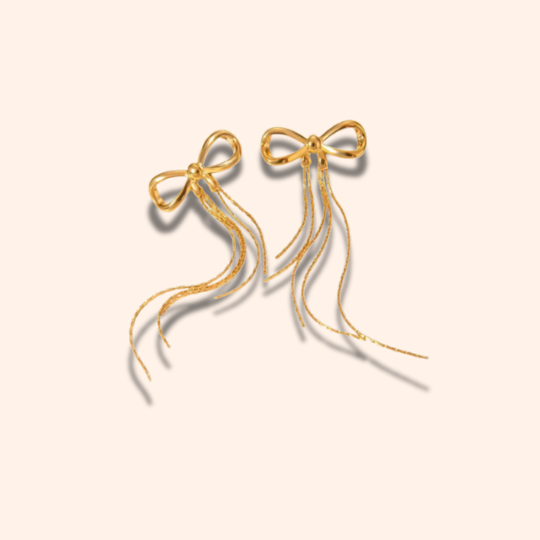 Earrings: Darling Bows Jenny Be Free