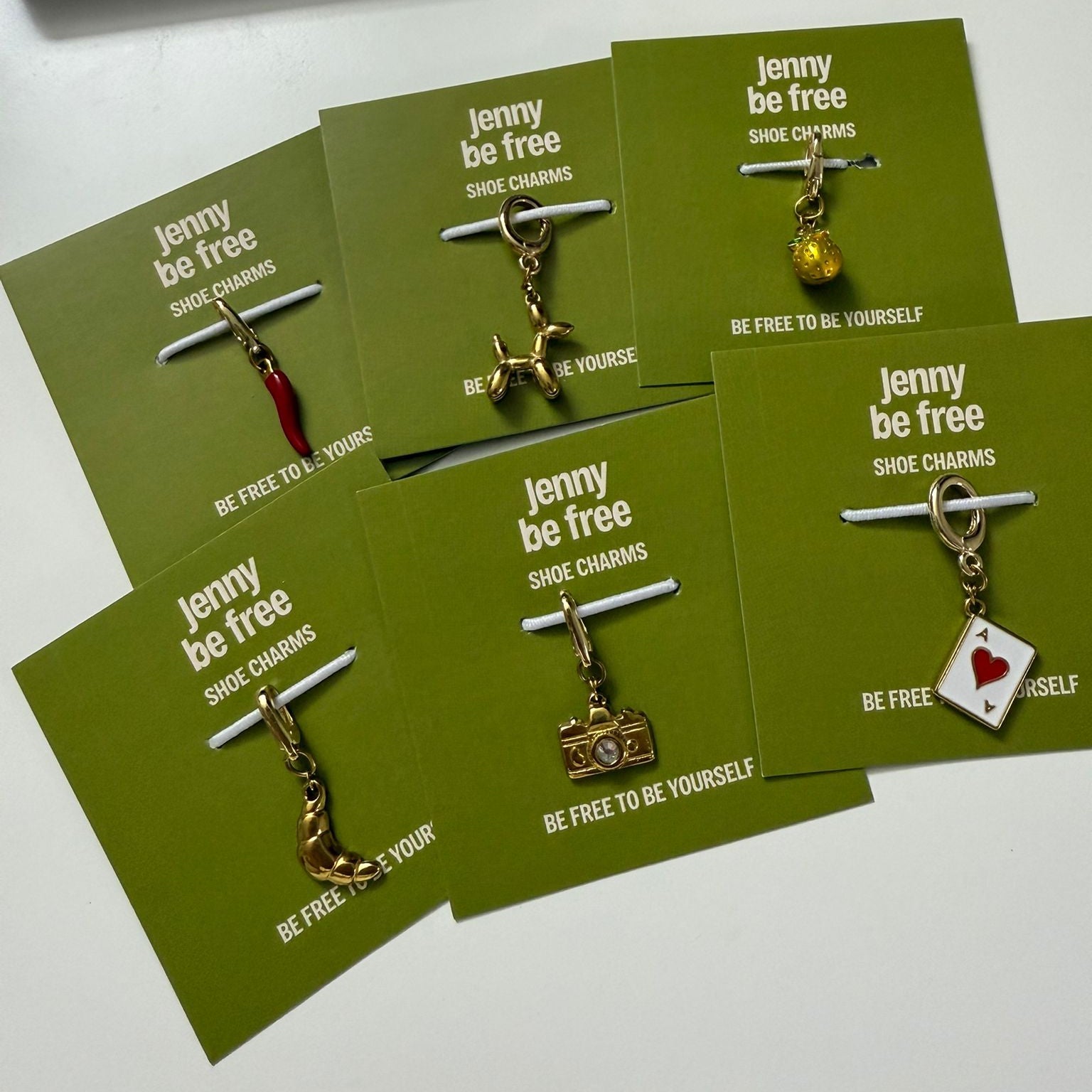 Shoe Charms: Assortment Jenny Be Free