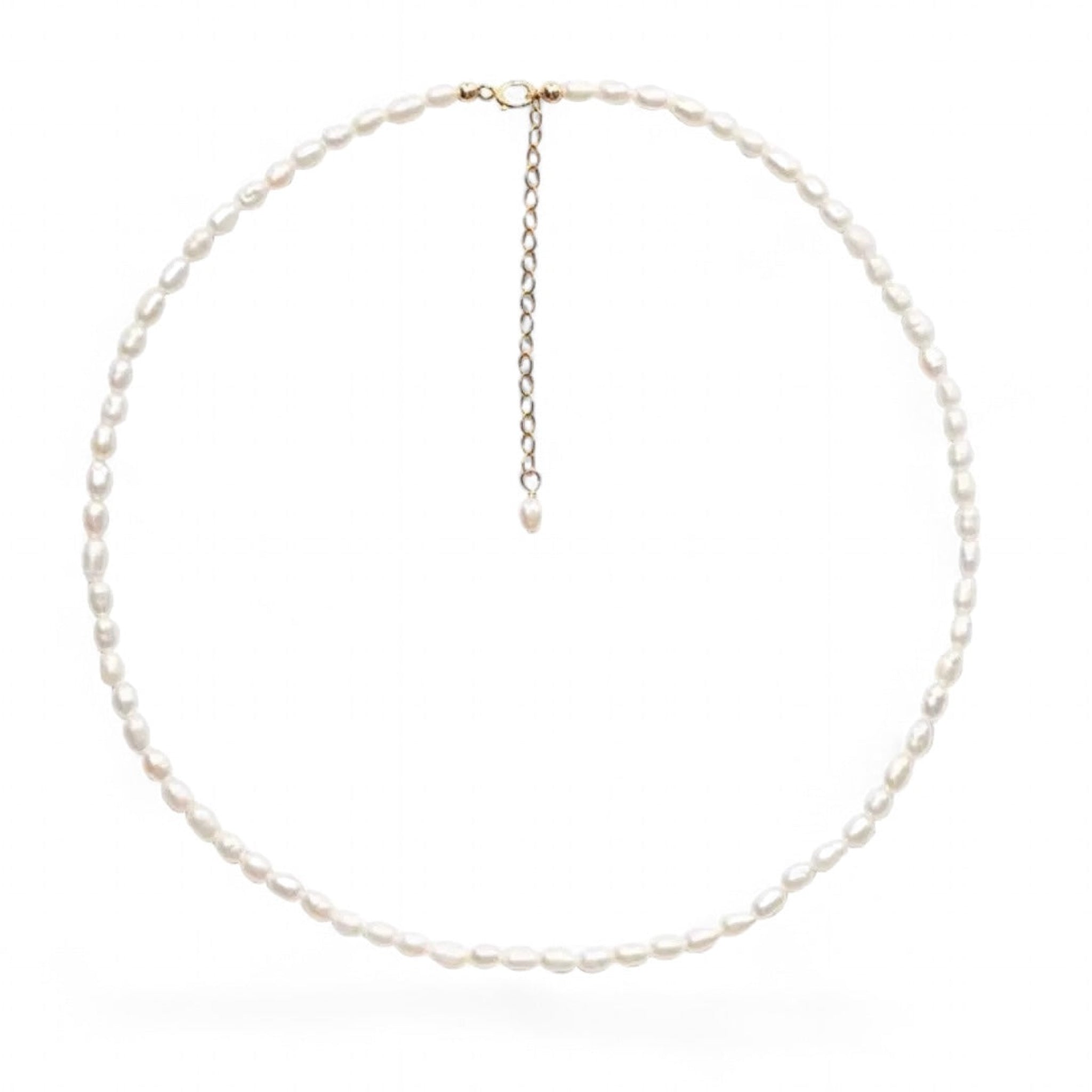 Layered freshwater pearl necklace – 2mm to 8mm pearls