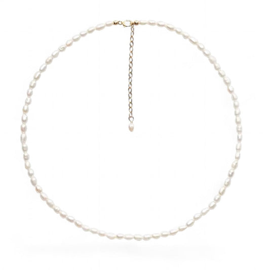 Layered freshwater pearl necklace – 2mm to 8mm pearls